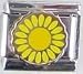 Clearly Charming Yellow Sunflower Italian Charm