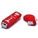 Nintendo Wii Remote Control Nunchuck Silicone Skin - Red