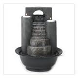 Eternal Steps Water Fountain Indoor Outdoor Garden Yard
