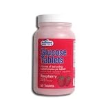 Glucose Tablets Raspberry For Relief From Low Blood Sugar - 50 Ea