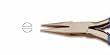 PLIER SLIMLINE CHAIN NOSE 4-3/4"