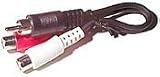 Arista 18-002 Y Adapter - 2 RCA Female to 1 RCA Male