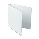 UNIVERSAL PRODUCTS / Round ring economy vinyl view binder, 1-1/2 capacity, white / UNV20972 / Sold as 1 Each / Mfr Part # 20972
