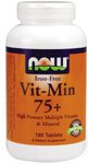 Vit-Min 75+ by NOW Foods - Vitamins (180 Tablets)