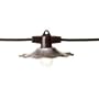 Huntington Lighting 102 Galvi 50 Foot String Light with 10 Galvanized Steel Shades