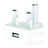UK Mains Plug Adapter for iPod & iPhone - White