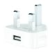 UK Mains Plug Adapter for iPod & iPhone - White