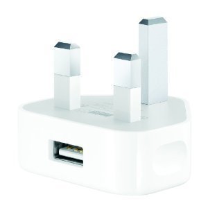 UK Mains Plug Adapter for iPod & iPhone - White