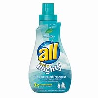 All Small & Mighty, Triple Concentrate Liquid Laundry Detergent, Fresh Rain, 32 loads per bottle