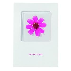 Räder Blumenfensterkarte "Think Pink"