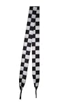 Foot Galaxy 45 Black and White Checkered Printed Shoe Laces