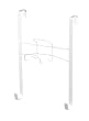 Spectrum 36400 Over the Door Iron and Ironing Board Holder, White