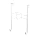 Spectrum 36400 Over the Door Iron and Ironing Board Holder, White