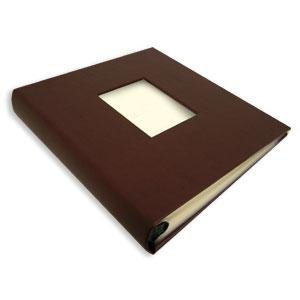 Our soft burgundy bonded leather Freeport COMPACT with window - 4x6