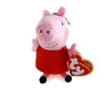 TY Beanie Baby - PEPPA the Pig ( Metal Key Clip - UK Exclusive - Peppa Pig )