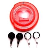 TEXAS TECH Sportbuds Stereo Earphones 2-Pack with Wind Up Storage Case