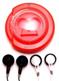 TEXAS TECH Sportbuds Stereo Earphones 2-Pack with Wind Up Storage Case