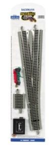 Bachmann Trains Snap-Fit E-Z Track #6 Turnout - Right