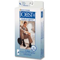 Jobst Medical Legwear for Mens Socks, Knee High 15-20 mmHg Compression, Brown Color, Size: Large - 1 Box