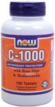 C-1000 by NOW Foods - Vitamins (1000 mg - 100 Tablets)