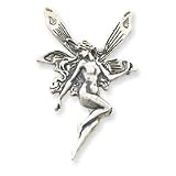 Sterling Silver Antiqued Fairy Pin