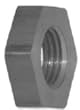 Brass Compression, Bulkhead Nut: 1/4 Thread x .56 Hex x .25 Thick