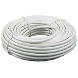 GE 26331 Telephone Line Cord, 6 Wire For 1 to 3 Lines (100 Feet, White)