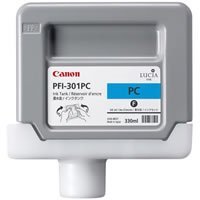 PFI-301PC Pigment Photo Cyan Ink Tank 330ML for IPF9000 [CD] [Electronics]