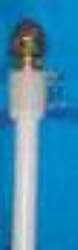 White Fiberglass Pole 6'