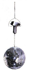Solar Powered 6" Real Mirror Rotating Disco Ball