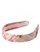 Patchwork Plaid Match Back Headband
