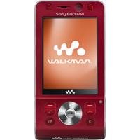 Sony Ericsson W910 - T�l�phone portable coulissant 3G - Bluetooth / slot m�moire / photo 2Mpix / MP3 - rouge