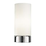 Pair of White Touch Table Lamps With Chrome Basesby WiseBuys