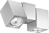 P.Neuhaus 9984-95 Wandleuchte 8 x 8 x 9 cm / inklusive Energiesparleuchtmittel 33 W / G9 / aluminium
