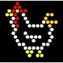 Travel Lite Brite Refill: Animals (3.5 inch square)