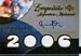 2007 Exquisite Authentic Russell Martin Gold Autograph Rookie Quad Game-Worn Jersey Card
