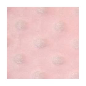 Minky Dot Contour Changing Pad Cover PINK