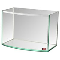 Mr. Aqua 3 Gallon Frameless Bow Front Glass Aquarium Tank 11. 8 x 7. 0 x 8. 3 Inch