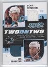 2009-10 Upper Deck MVP Two on Two Jerseys #JMDTS - Devin Setoguchi/Joe Thornton/Shane Doan/Peter Mue
