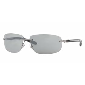 Ray-Ban RB 8303 CARBON FIBRE Rimless Sunglasses- All Colors