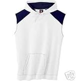 Hanes Beefy-T Men's Sleeveless Fleece Hoodie Hooded Sweatshirt Size 3XL