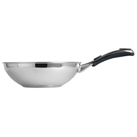 Meyer Select Stainless Steel Stirfry Wok, 26 cm