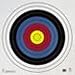 MAPLE LEAF PRESS OFFICIAL NFAA SINGLE SPOT TARGET -- BLACK 40CM 100-PACK