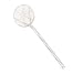 Skimmer, 6'' diameter, long hooked handle, spiral wire, full tinned