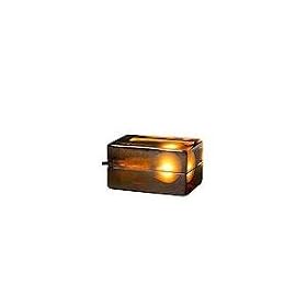 amber block lamp by harri koskinen for dhs
