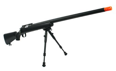 Well MB03 Airsoft Sniper Spring Rifle w/Bipod – 0.240 Caliber