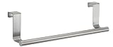 BlissHome Interdesign, Forma Over Door Towel Rail, 14 Inch, Stainless Steel