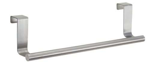 BlissHome Interdesign, Forma Over Door Towel Rail, 14 Inch, Stainless Steel