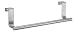 BlissHome Interdesign, Forma Over Door Towel Rail, 14 Inch, Stainless Steel