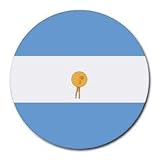 Argentina Flag Round Mouse Pad